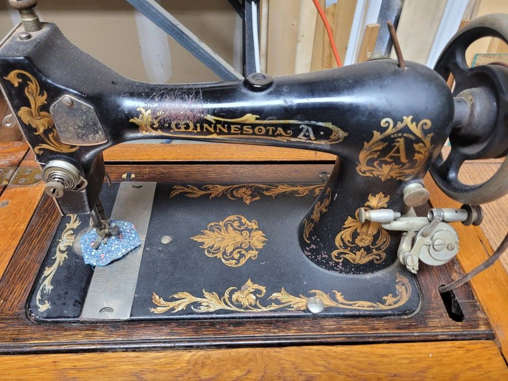 Minnesota A Antique Sewing Machine 1800's