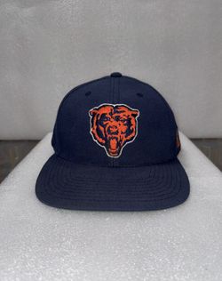 Vintage NFL Chicago Bears Sports Specialties Pro Line Snapback Hat Cap Blue Wool