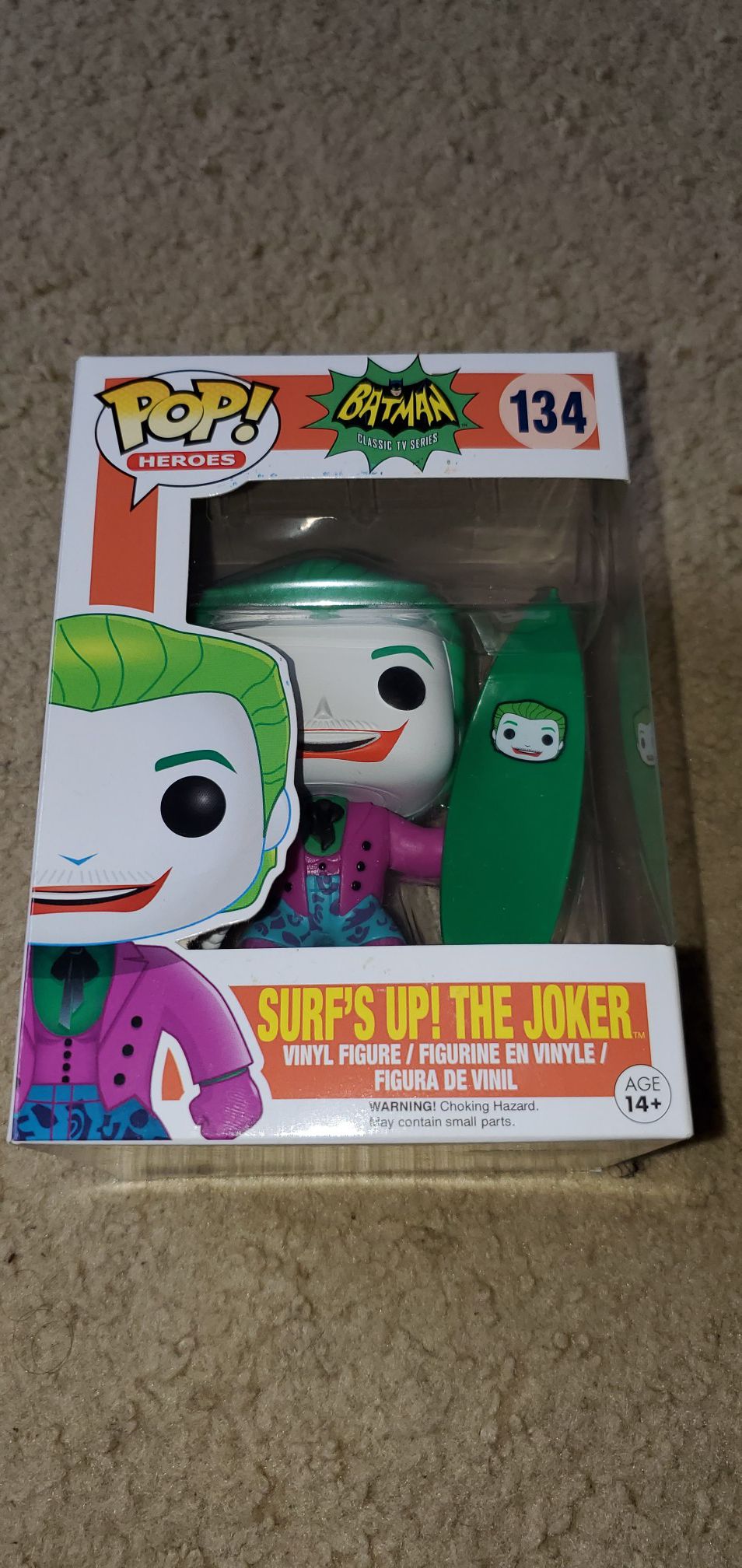 Surf's Up! The Joker Batman Classic TV Series Funko Pop