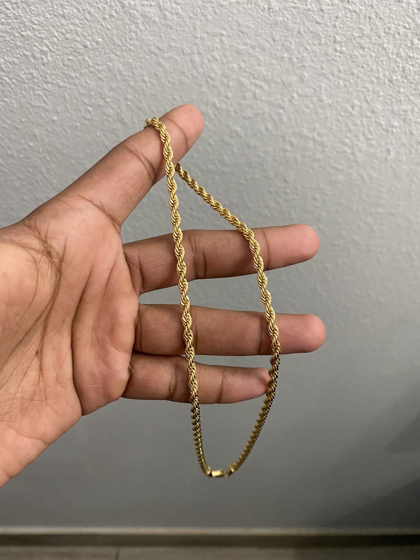14K Gold Rope Chain