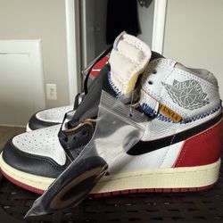 Jordan 1 Union red Black Size 4 No box Brand New 100