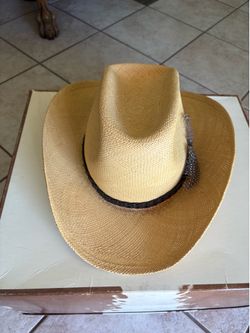 Stetson men’s straw hat