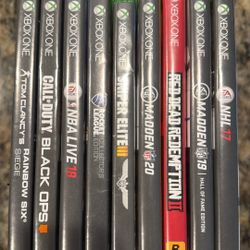 Variety of Games for Xbox one