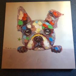Wall Art Dog Canvas