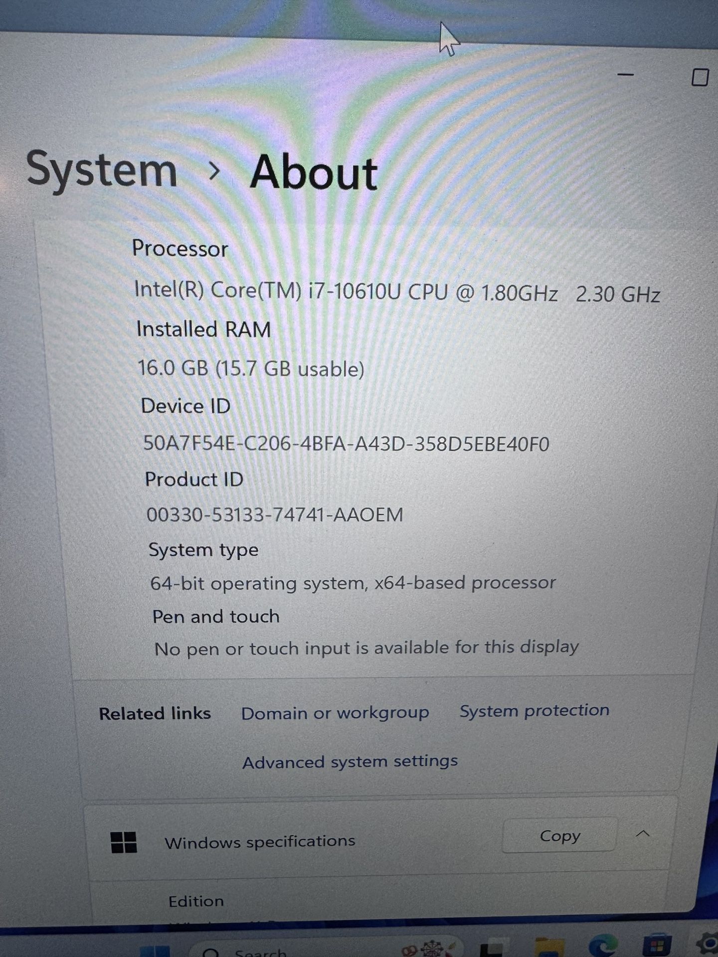Lenovo Thinkpad Carbon X1 Gen 8