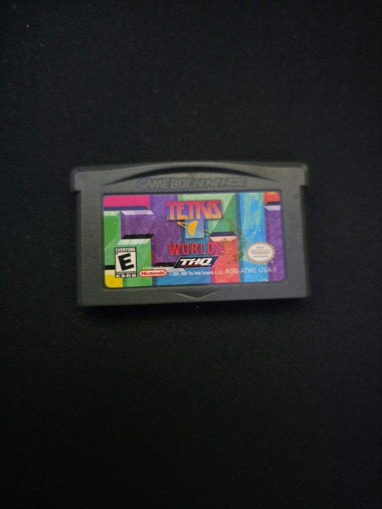 Tetris Worlds For Gameboy advance