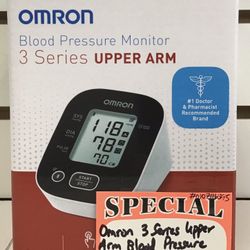 Omron 3 Series Upper Arm Blood Pressure Monitor One Touch Bluetooth New