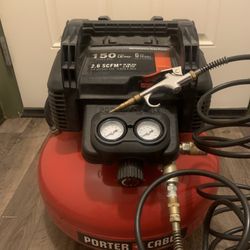 *NEW* Porter Cable Pancake Compressor.