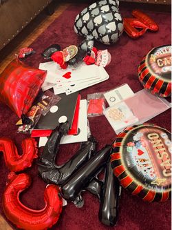 Casino party decorations