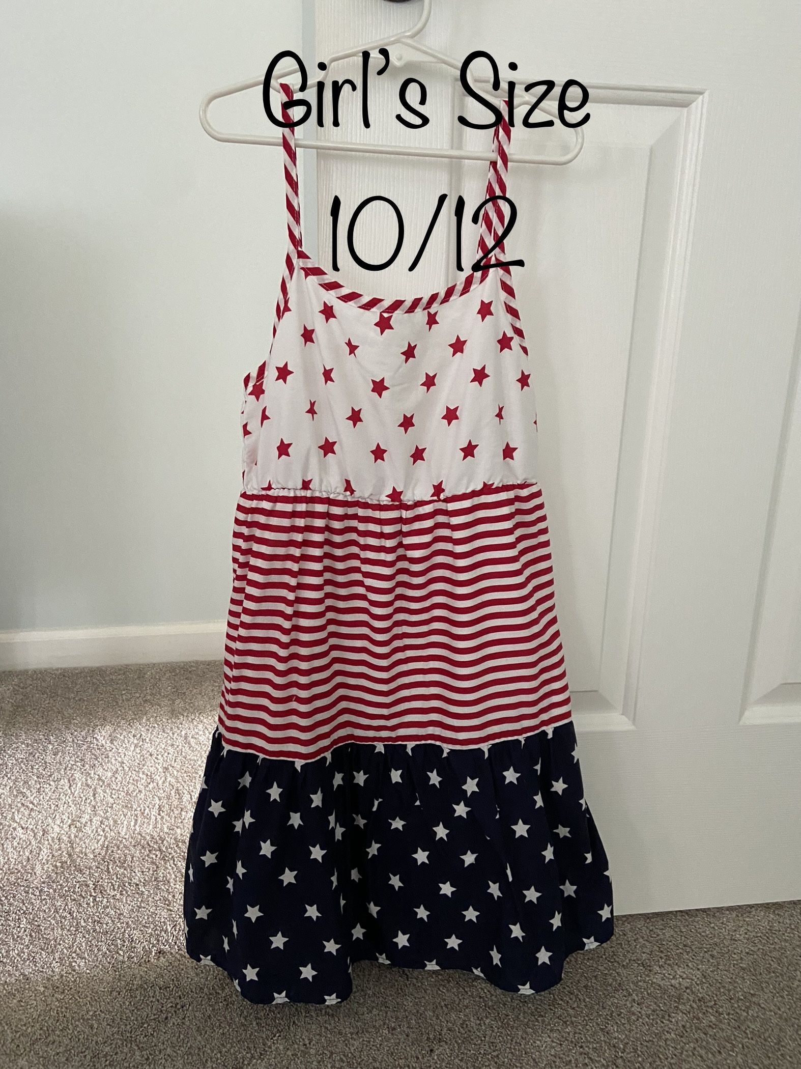 Girl’s Patriotic Dress (Size 10-12)