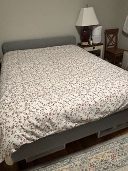 Queen Bed frame, IKEA Slattum