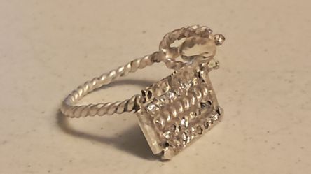 Pitchfork Ring Cvd Diamond