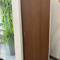Tall Storage Cabinet& Open Shelf  with Drawers