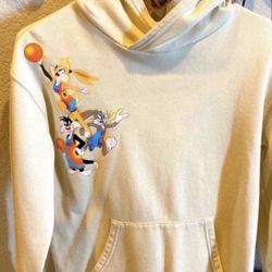 SPACE JAM KIDS LARGE HOODED SWEATER 