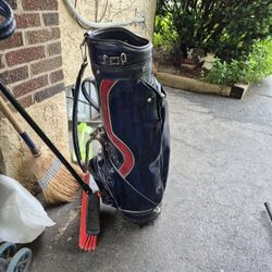 Titleist Cart Bag With Concord, Tight Lies, And McGregor Tourney Plus Clubs