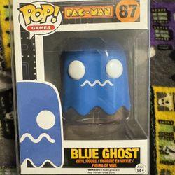 Funko Pop! Pac-Man - Blue Ghost #87 Vaulted 
