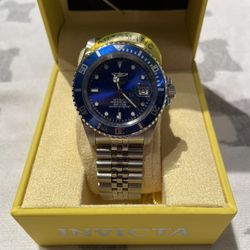 NEW Invicta Pro Diver AUTOMATIC Blue And Silver
