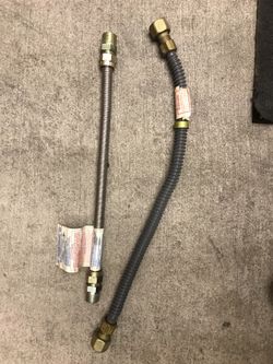 2 piece of new gas line