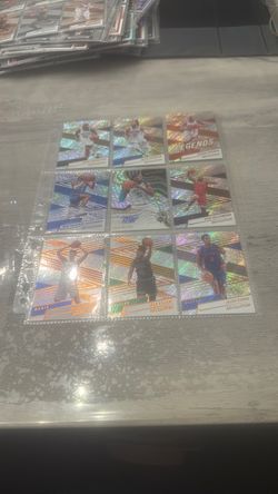 Panini Revolution NBA Basketball Card Lot (9)
