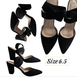 Elegant Black Women's Heels Size 6.5