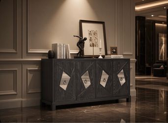 60" Modern Sideboad Buffet Cabinet,