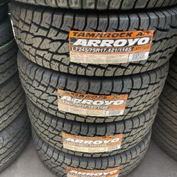 LT 245/75/17 Arroyo AT Free Mount And Balance