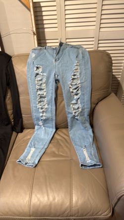 Jeans ripped