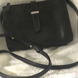 Attention Black Crossbody 3 Compartments Adj Strap  Great Condition!