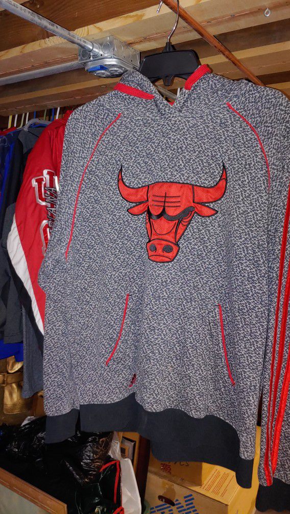 Chicago Bulls Hooded Sweatshirt With Stitched Logo