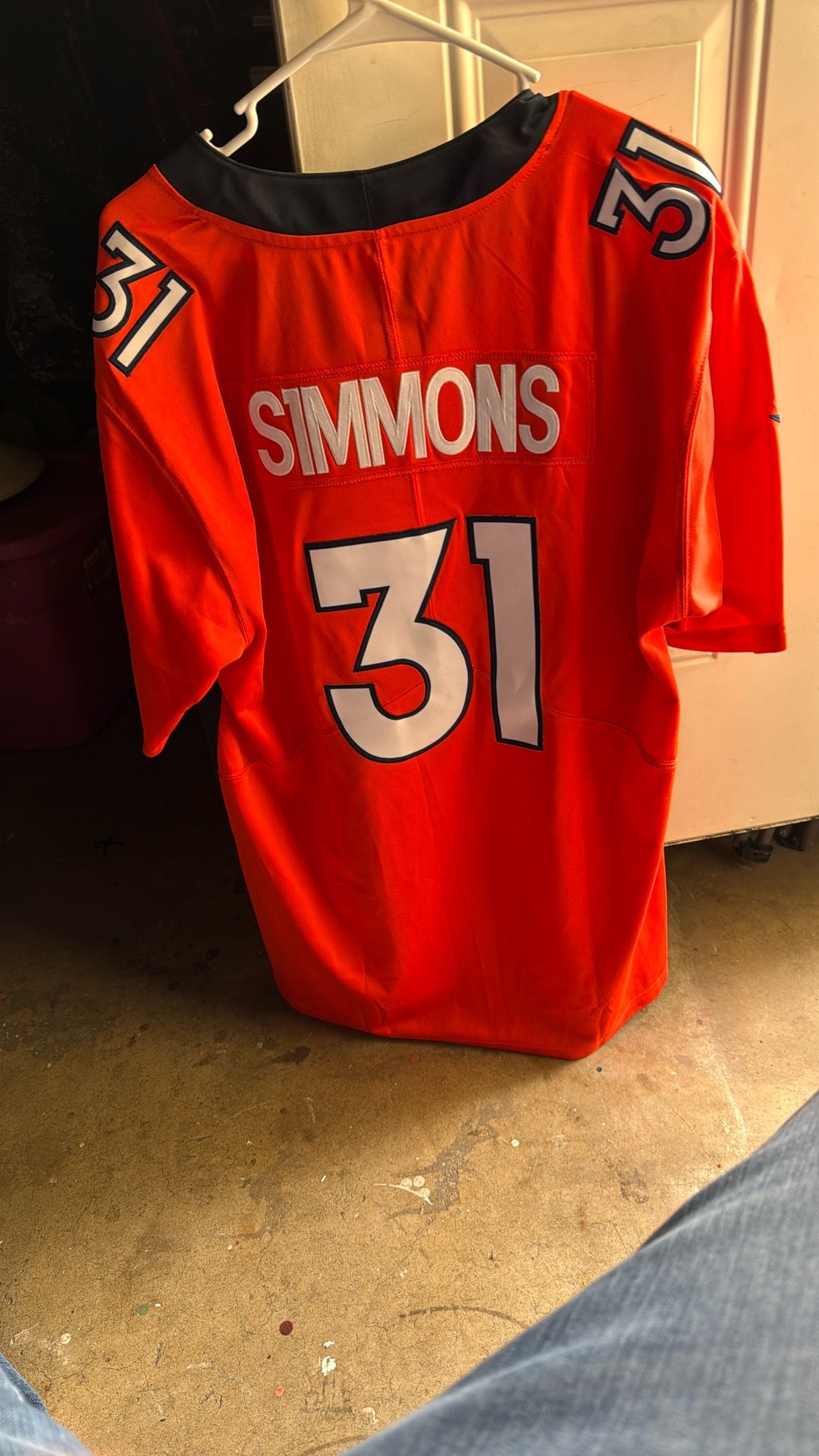 NFL On Field Justin Simmons Jersey Size L great condition $25