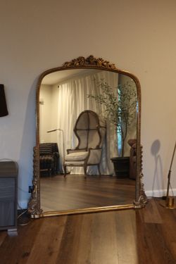 Anthropologie Vintage Gleaming Primrose 5' Wall Mirror (Retail $900)