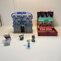 Disney Animators' Collection  Castle Frozen Playset Incomplete