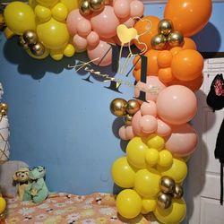 Small Arch Balloons Room Decor