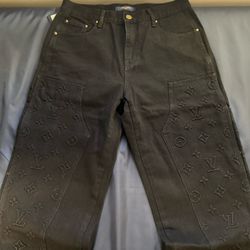 Louis Vuitton Black Jeans