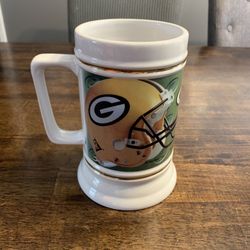 Vintage Green Bay Packers Beer Stein