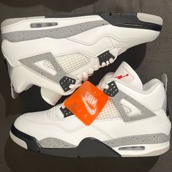 Jordan 4 White Cement B Grade Size 13