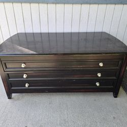 Coffee Table Small Dresser with 3 Drawers
