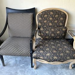 Antique and Contemporary Chair