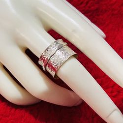 Stainless Silver 925 Ring Size 8