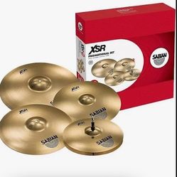 Sabian Xsr Cymbals 14 In Hi Hat, 16 In Crash, 20 In Ride