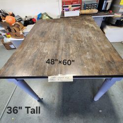 Table: Pub Height, Large, Square,  Heavy  $40, Tulare