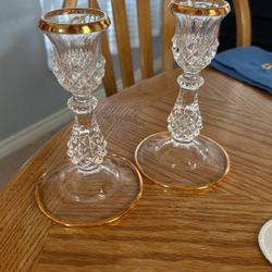 Crystal D’Arques  Candlesticks