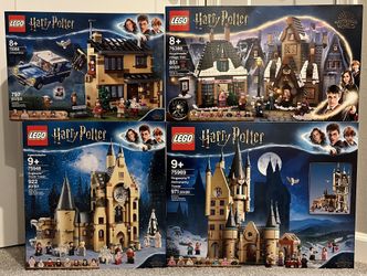 LEGO Harry Potter 4 Set Retired Lot! NEW 76388 Hogsmeade, 75948 Clock Tower, 75969 Astronomy 75968
