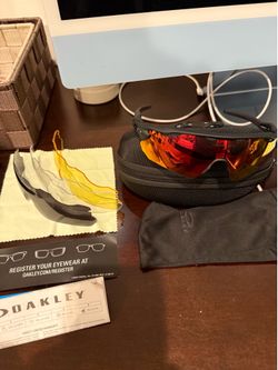Oakley radar EV sunglasses with 4 prism lenses