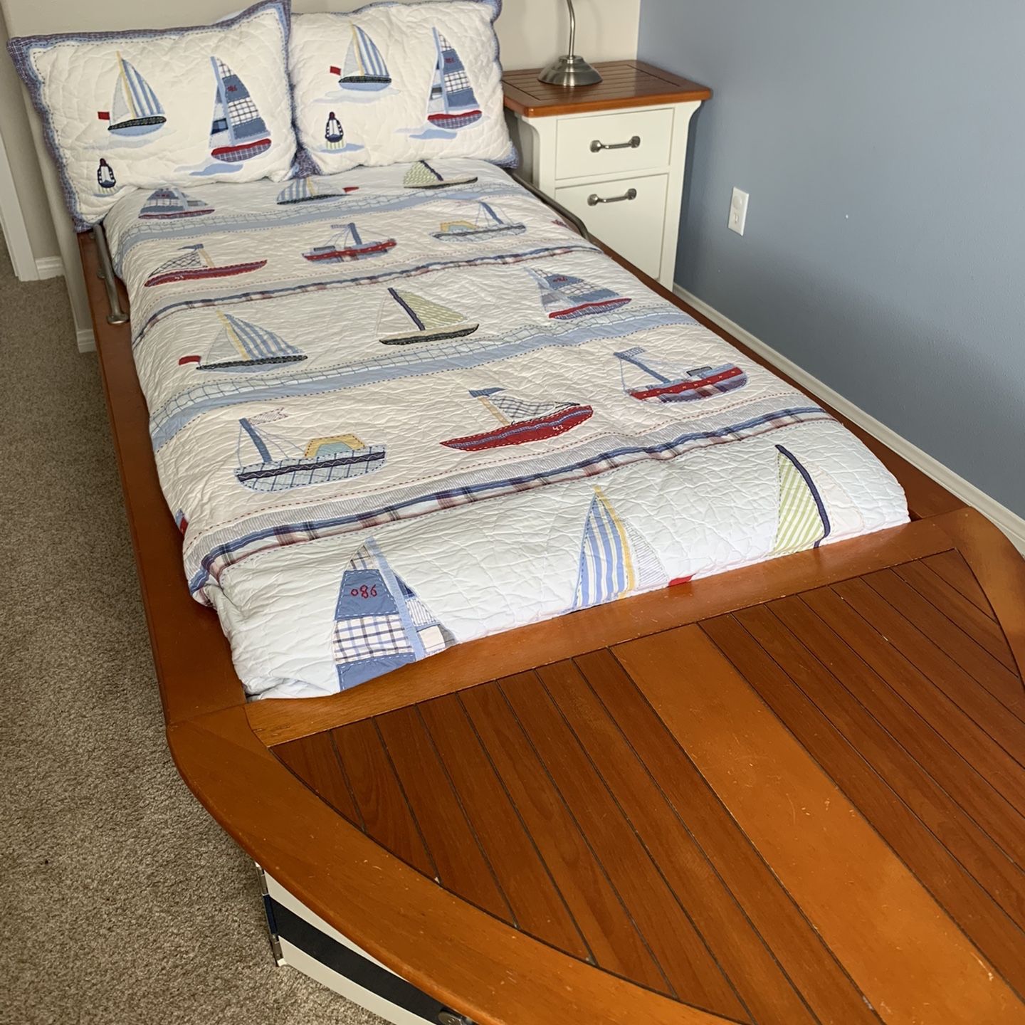 Full Size Pottery Barn Boat Bed atelieryuwa.ciao.jp