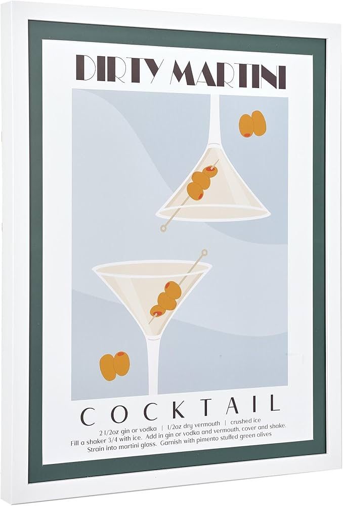 Dirty Martini Artwork w/ Frame