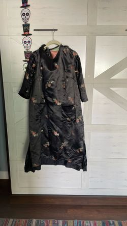 Halloween Pure Silk Dress/kimono. Perfect For Halloween.  
