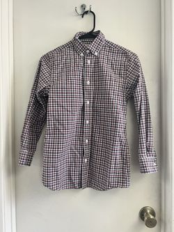 Nordstrom boys / kids Size 10 Plaid dress shirt 