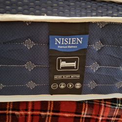 Mattress, Nisien Hybrid Mattress, 14 inch 