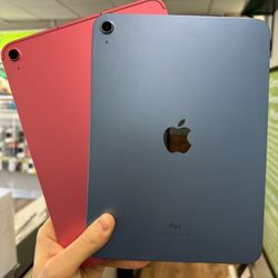 iPad 10th Gen. Cellular 64GB 10.9” - All Colors